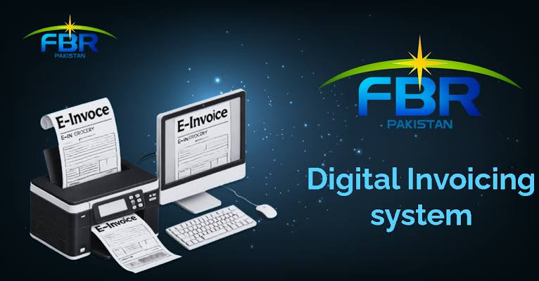 FBR Pakistan digital invoicing system — e-invoice on screen and printer